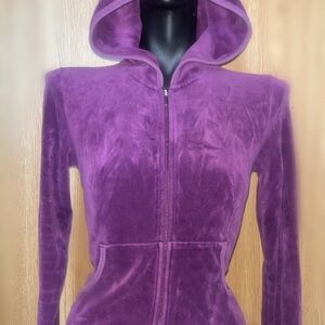 Juicy Couture Rich Purple Velour Jacket